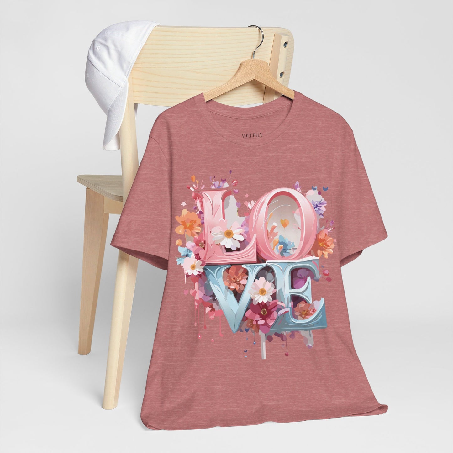 T-Shirt aus natürlicher Baumwolle – Love Story-Kollektion