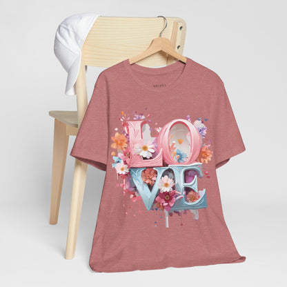 Natural Cotton Tee Shirt - Love story Collection Printify