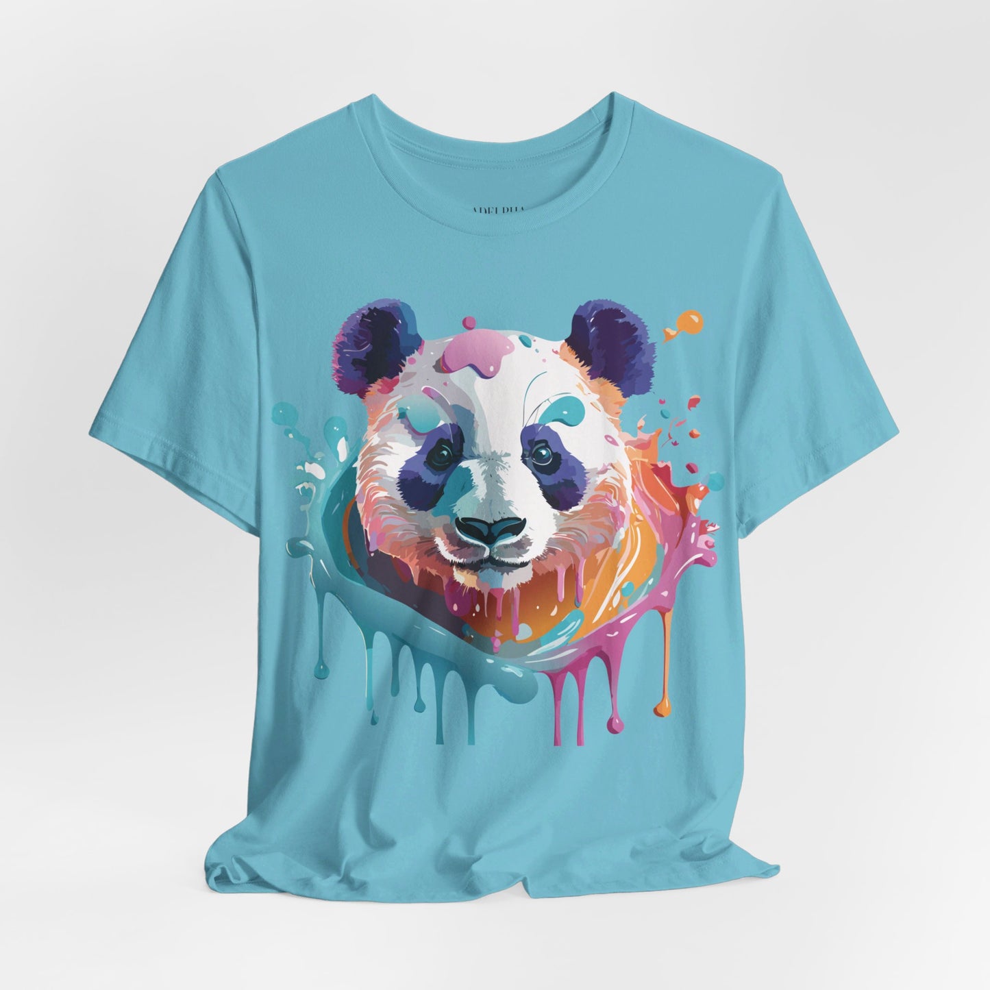 T-shirt en coton naturel avec panda