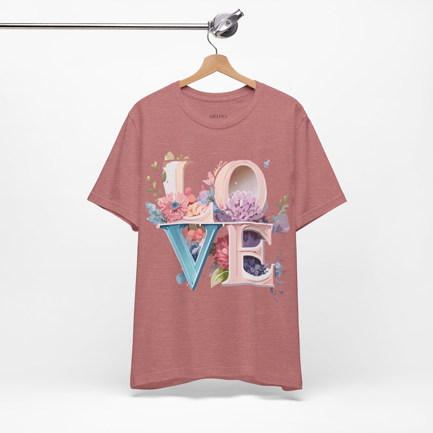 T-Shirt aus natürlicher Baumwolle – Love Story-Kollektion