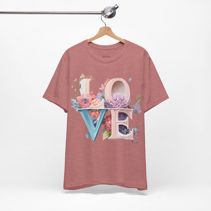 Natural Cotton Tee Shirt - Love story Collection Printify