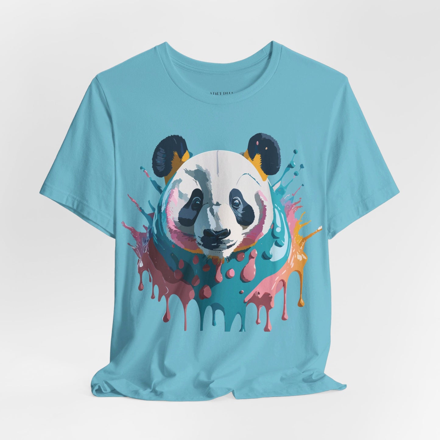 T-Shirt aus natürlicher Baumwolle mit Panda