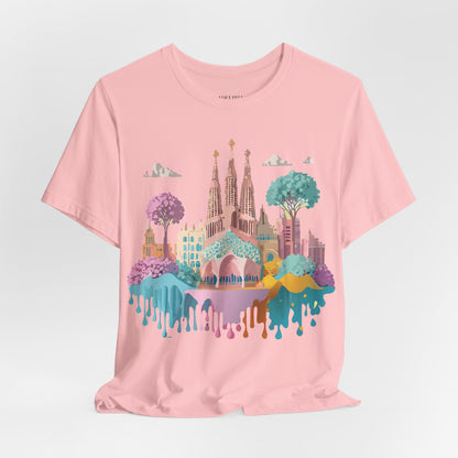 Tourist Shirt, Shirt with Barcelona - ADELPHA