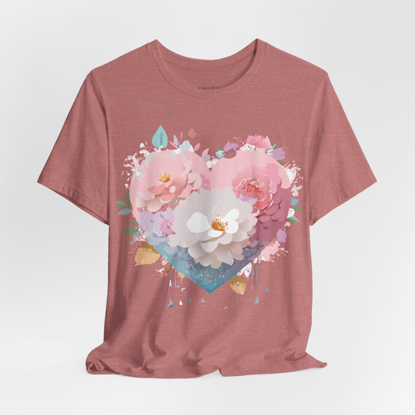 T-shirt en coton naturel - Collection Love story