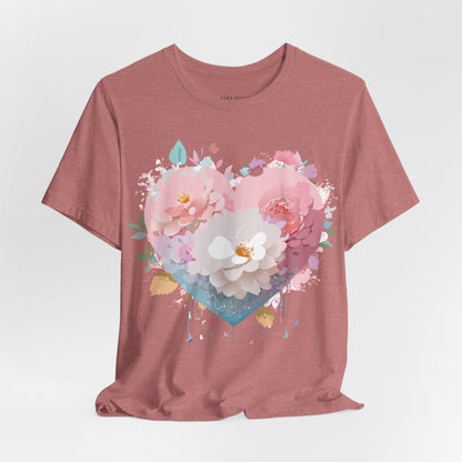 Natural Cotton Tee Shirt - Love story Collection Printify
