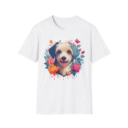 Dog Shirt Unisex Animal Tee Made From 100 Percent Ring Spun Cotton