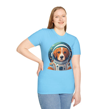 Dog Shirt Unisex Animal Print Tee Softstyle Short Sleeve Tee