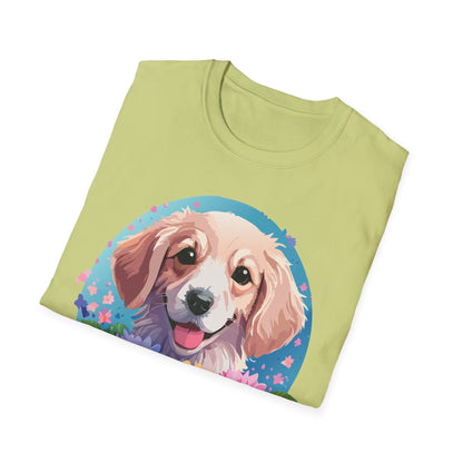 Unisex Dog Shirt Animal Tee Gildan Softstyle 64000 100 Percent Cotton