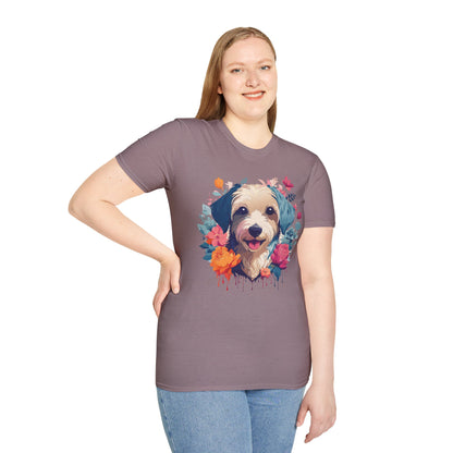 Dog Shirt Unisex Animal Tee Made From 100 Percent Ring Spun Cotton