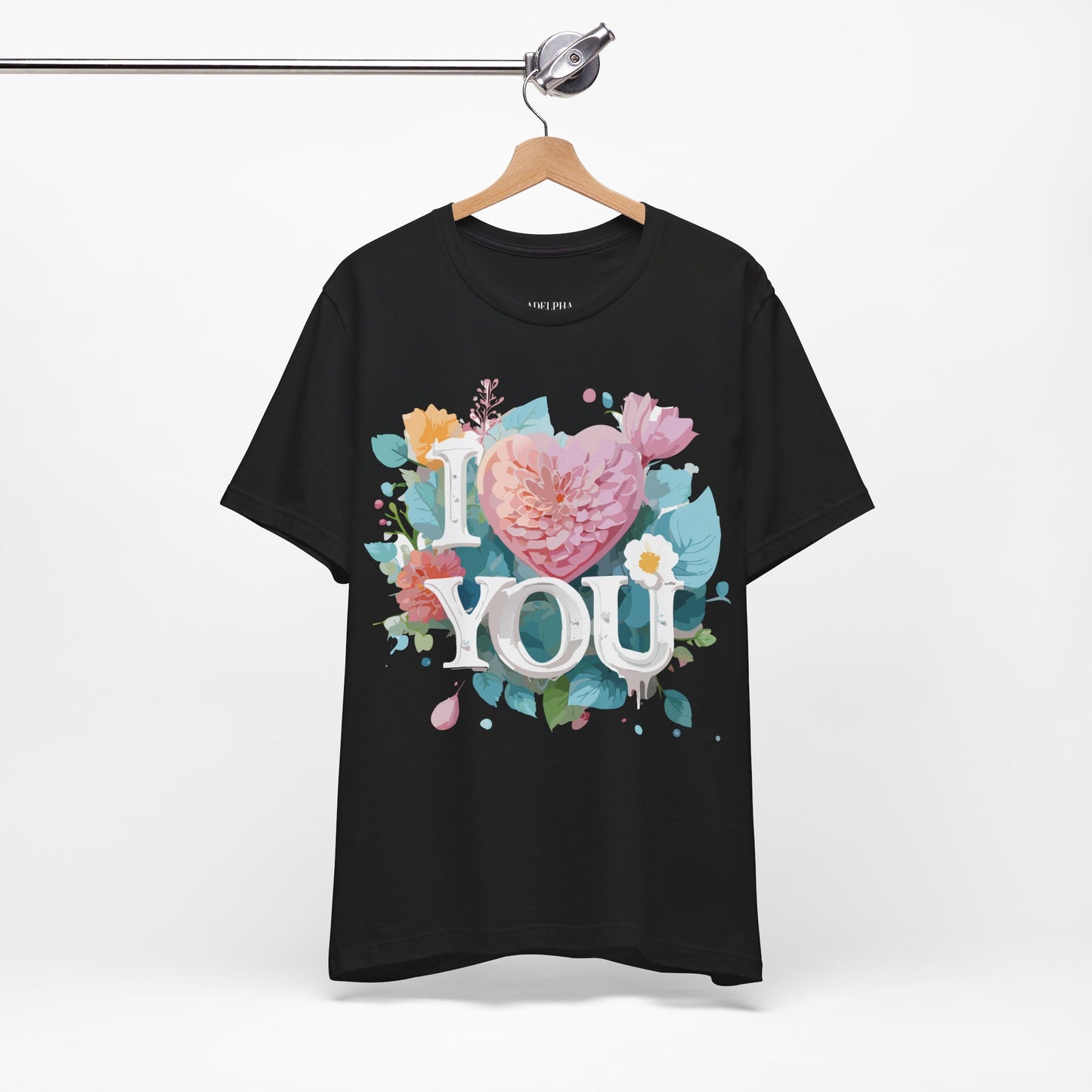 T-Shirt aus natürlicher Baumwolle – Love Story Collection