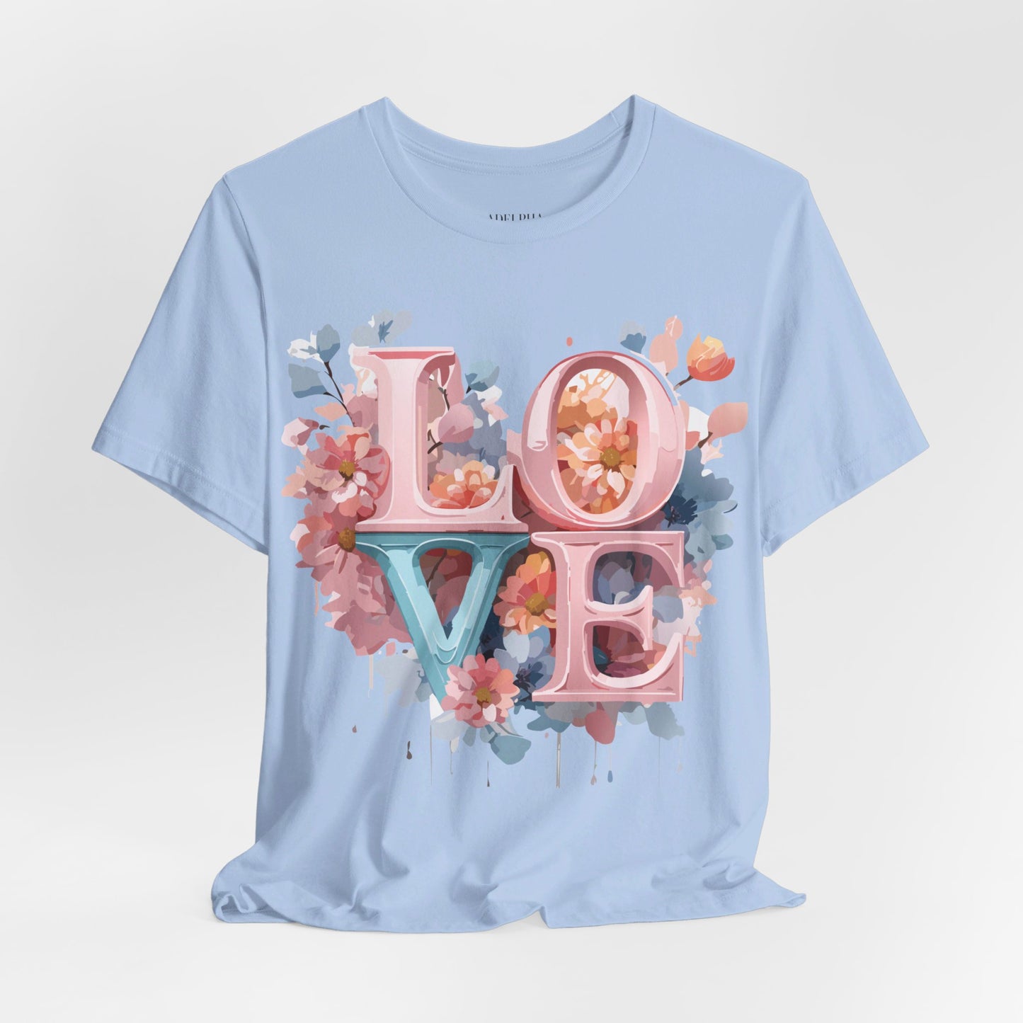 T-Shirt aus natürlicher Baumwolle – Love Story-Kollektion