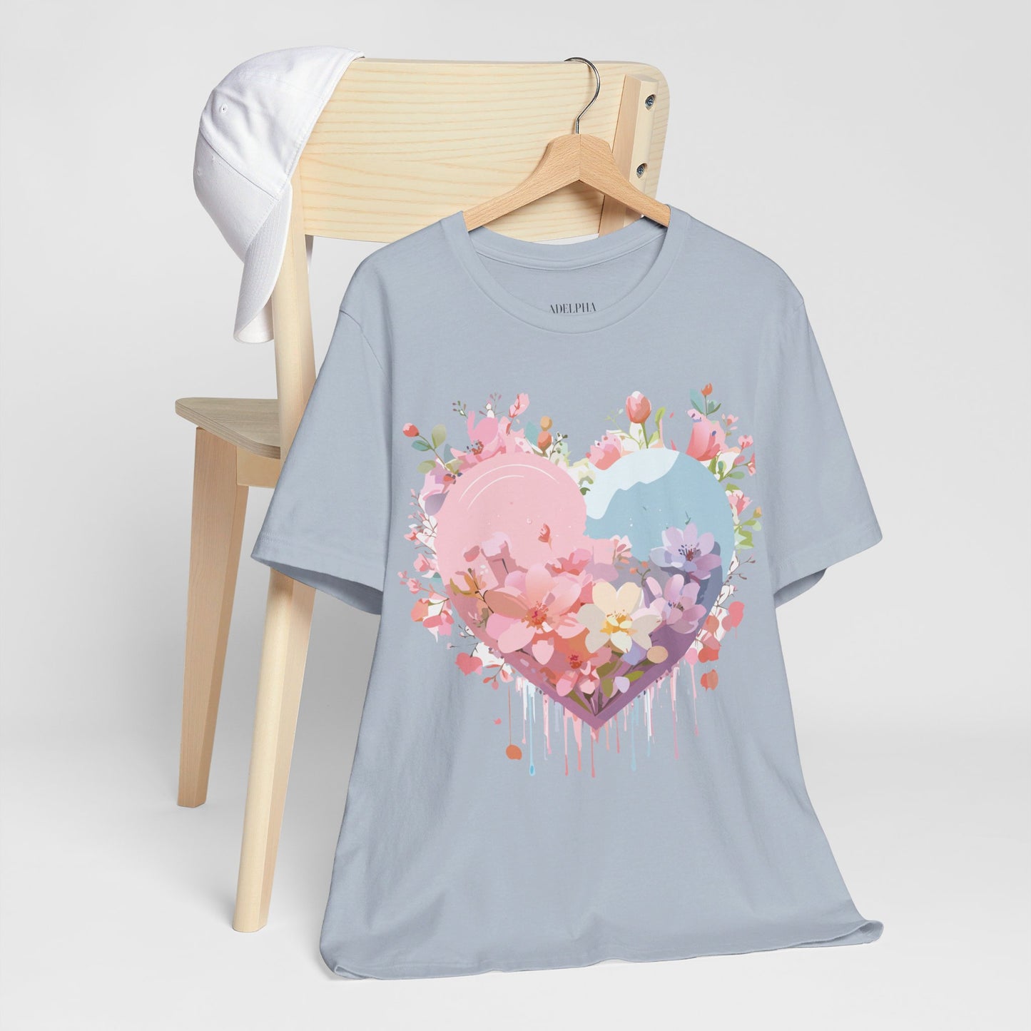 T-shirt en coton naturel - Collection Love story