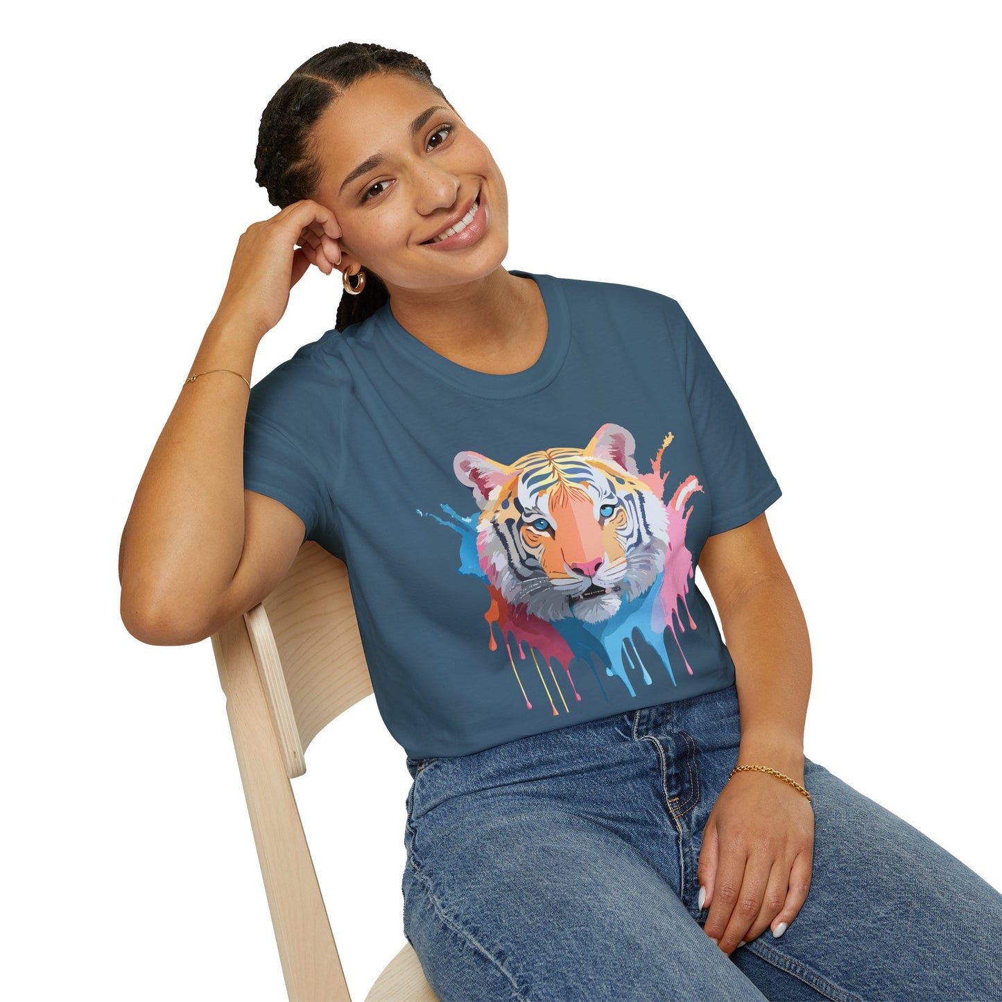 Tiger Shirt, Shirt with Tiger, Animal Tee, Shirt with Animals