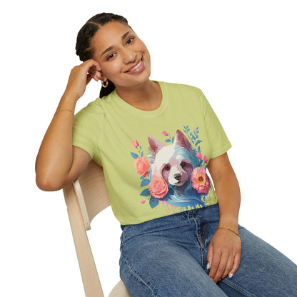 Dog Shirt Unisex Softstyle Cotton Tee Gildan 64000 With Animal Designs