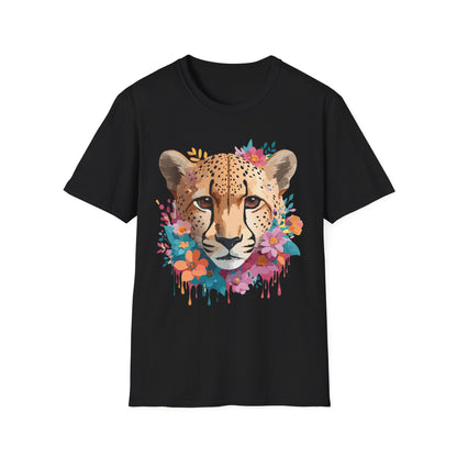 Cheetah Print Unisex Softstyle Tee Gildan 64000 Cotton Short Sleeve Shirt