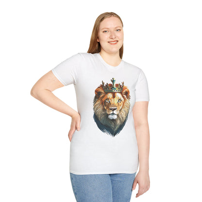 Lion Shirt Unisex Softstyle Tee Gildan 64000 100 Percent Ring Spun Cotton