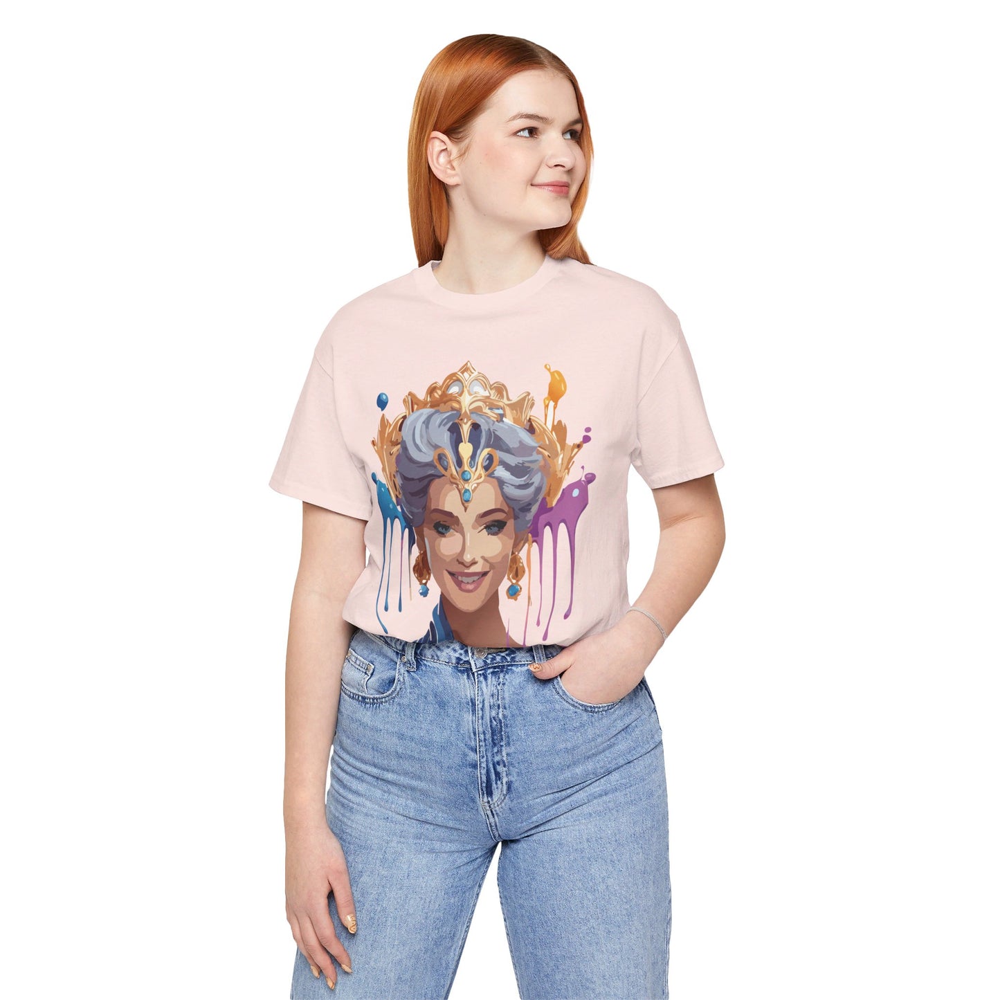 Natural Cotton Tee Shirt - Queen Collection