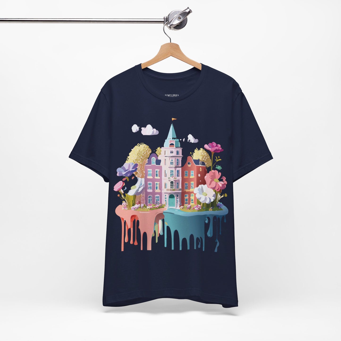 Natural Cotton Tee Shirt - Beautiful Places Collection - Amsterdam