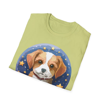 Unisex Dog Shirt Animal Print Tee Gildan Softstyle 64000 Cotton