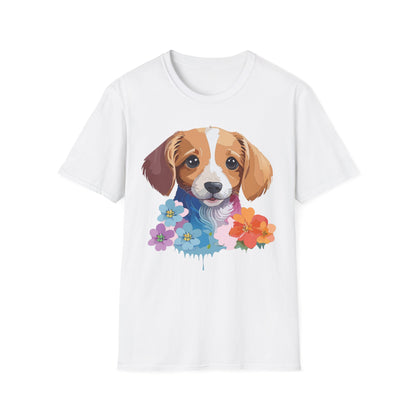 Unisex Dog Shirt Animal Graphic Tee Soft Cotton Gildan 64000