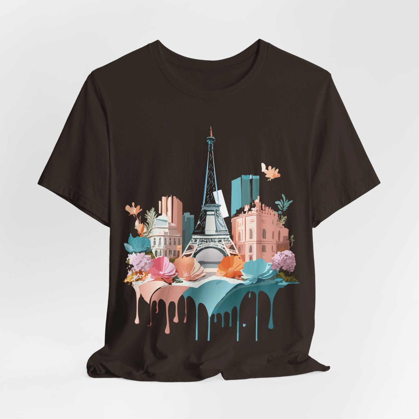 Natural Cotton Tee Shirt - Beautiful Places Collection - Paris