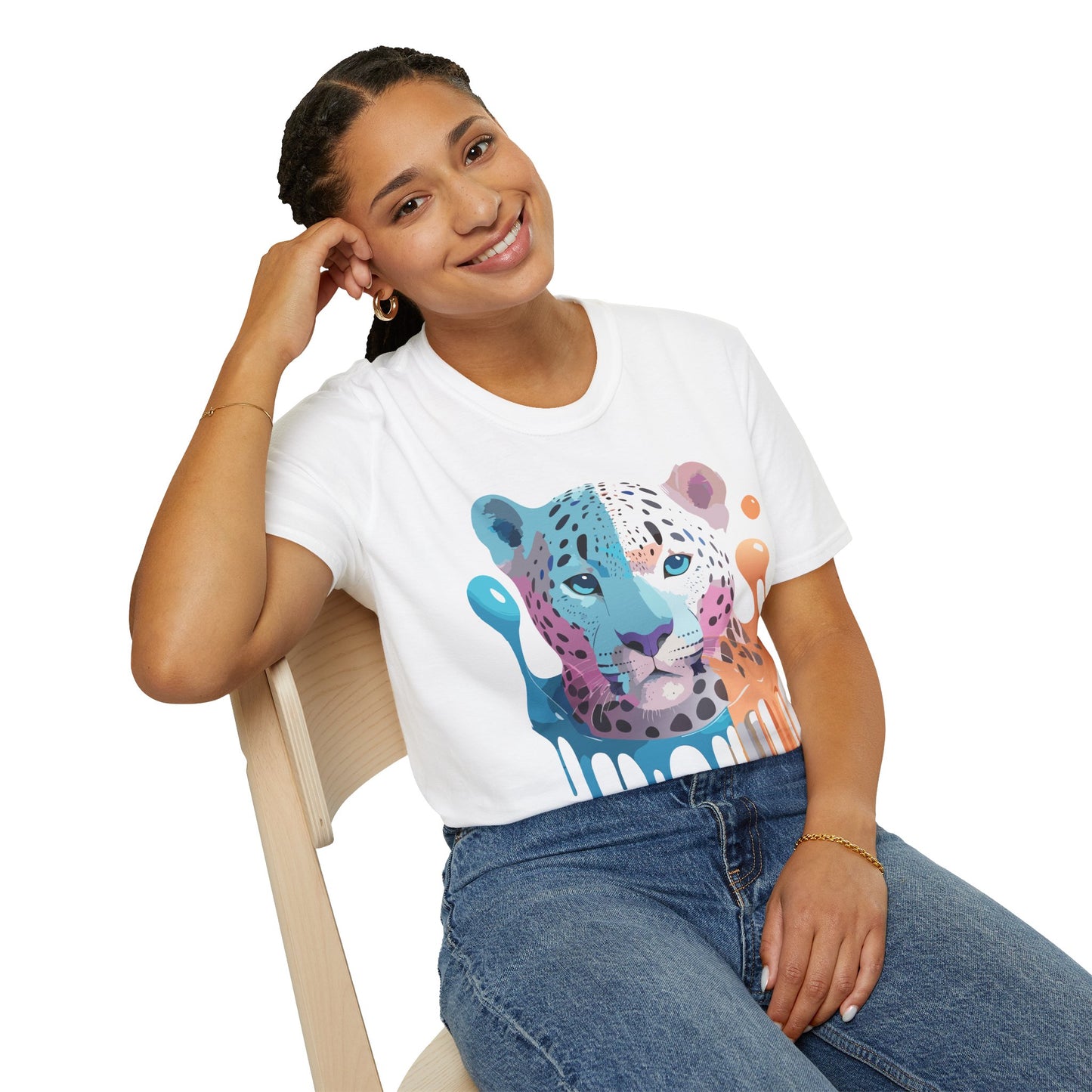 Cheetah Shirt, Shirt with Cheetah, Cheetah Tee, Shirt with Animals