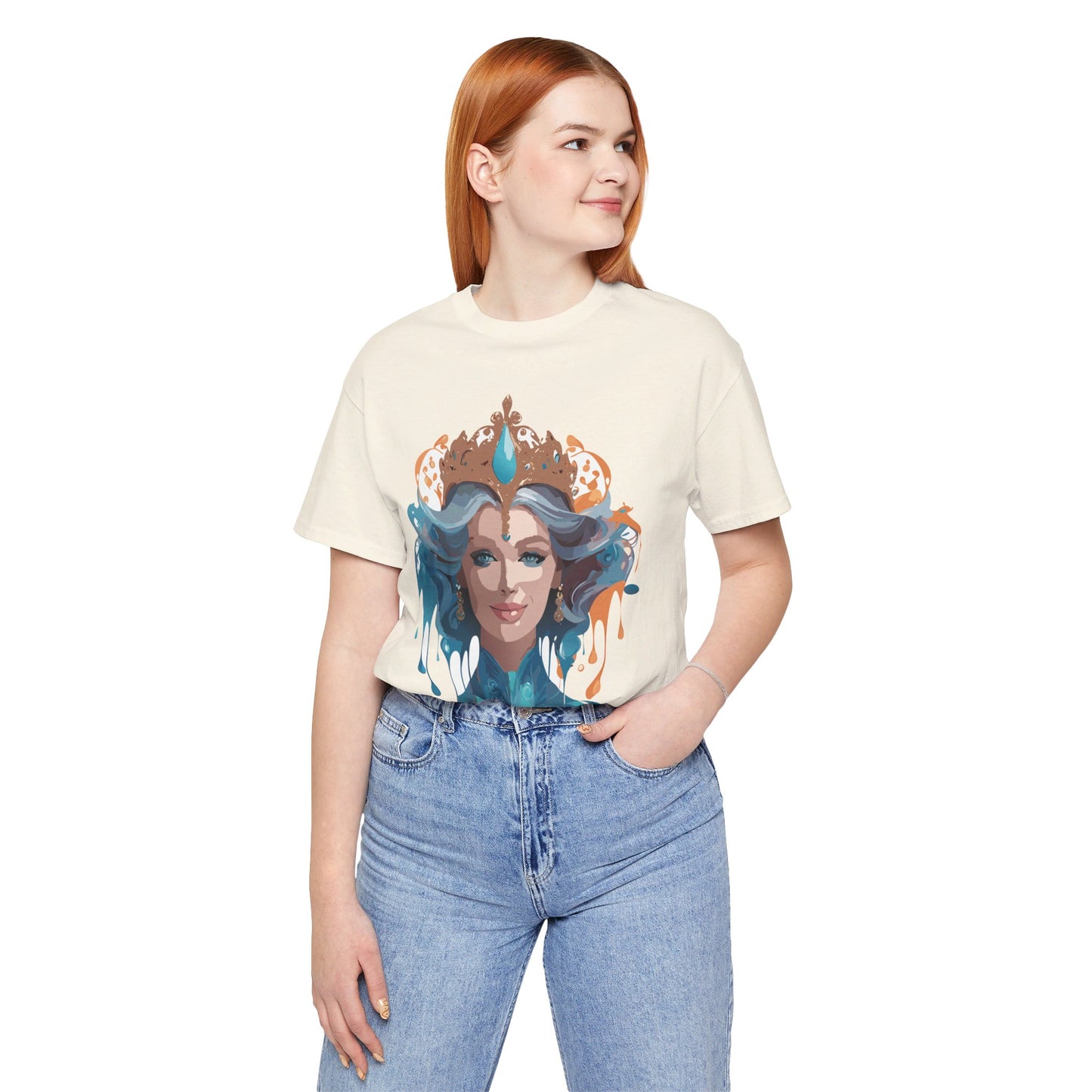 Natural Cotton Tee Shirt - Queen Collection