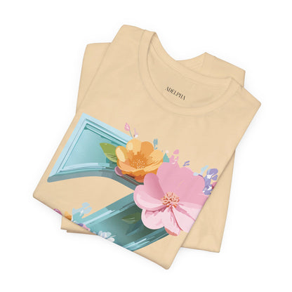 Natural Cotton Tee Shirt - Letters Collection - Z Printify