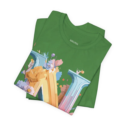 Natural Cotton Tee Shirt - Letters Collection - N Printify