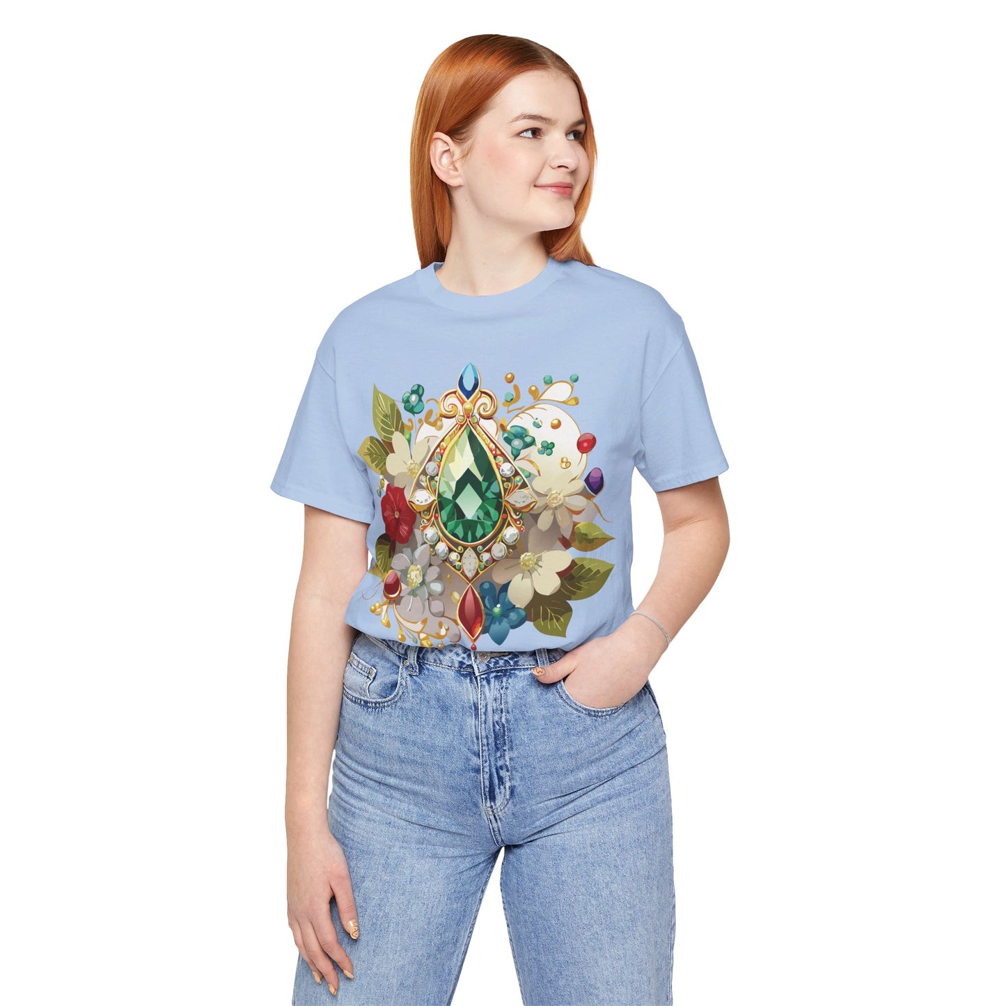 T-Shirt aus natürlicher Baumwolle – Queen Collection