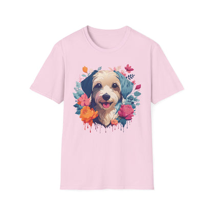 Dog Shirt Unisex Animal Tee Made From 100 Percent Ring Spun Cotton