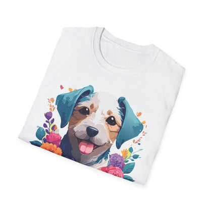 Dog Shirt Unisex Animal Short Sleeve Tee Gildan Softstyle 64000 Cotton Tee