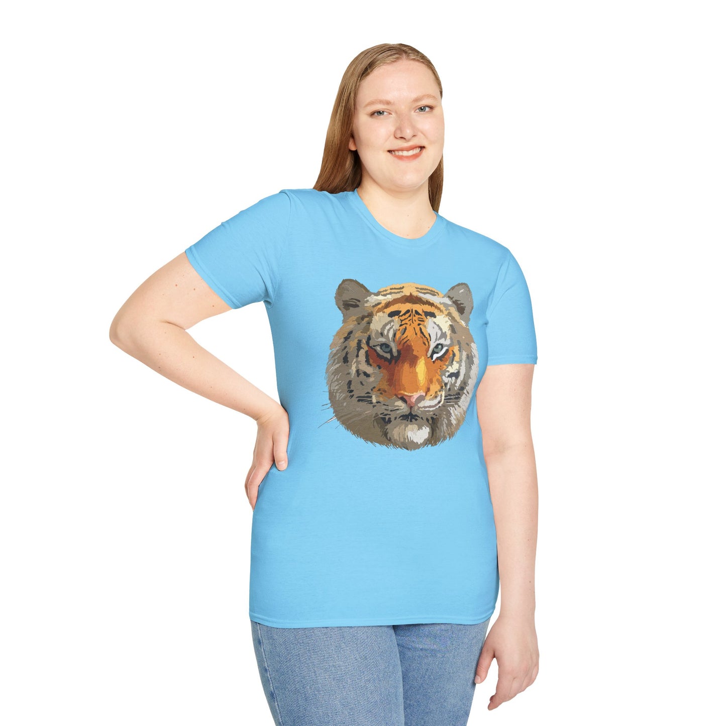Tiger Shirt, Shirt with Tiger, Animal Tee, Shirt with Animals