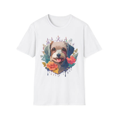 Dog Shirt Unisex Animal Tee Gildan Softstyle 64000 Short Sleeve Tee