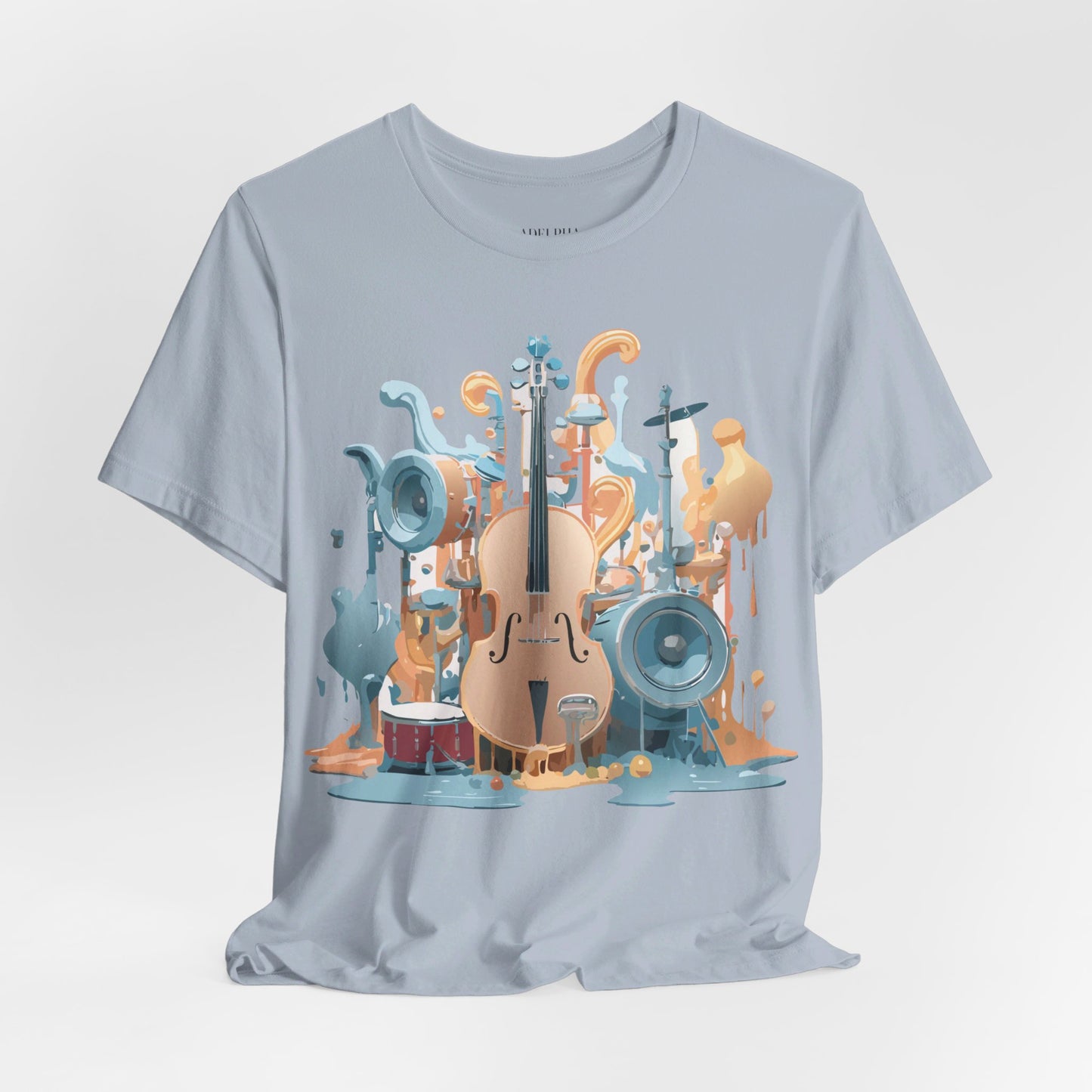 T-Shirt aus natürlicher Baumwolle – Musikkollektion