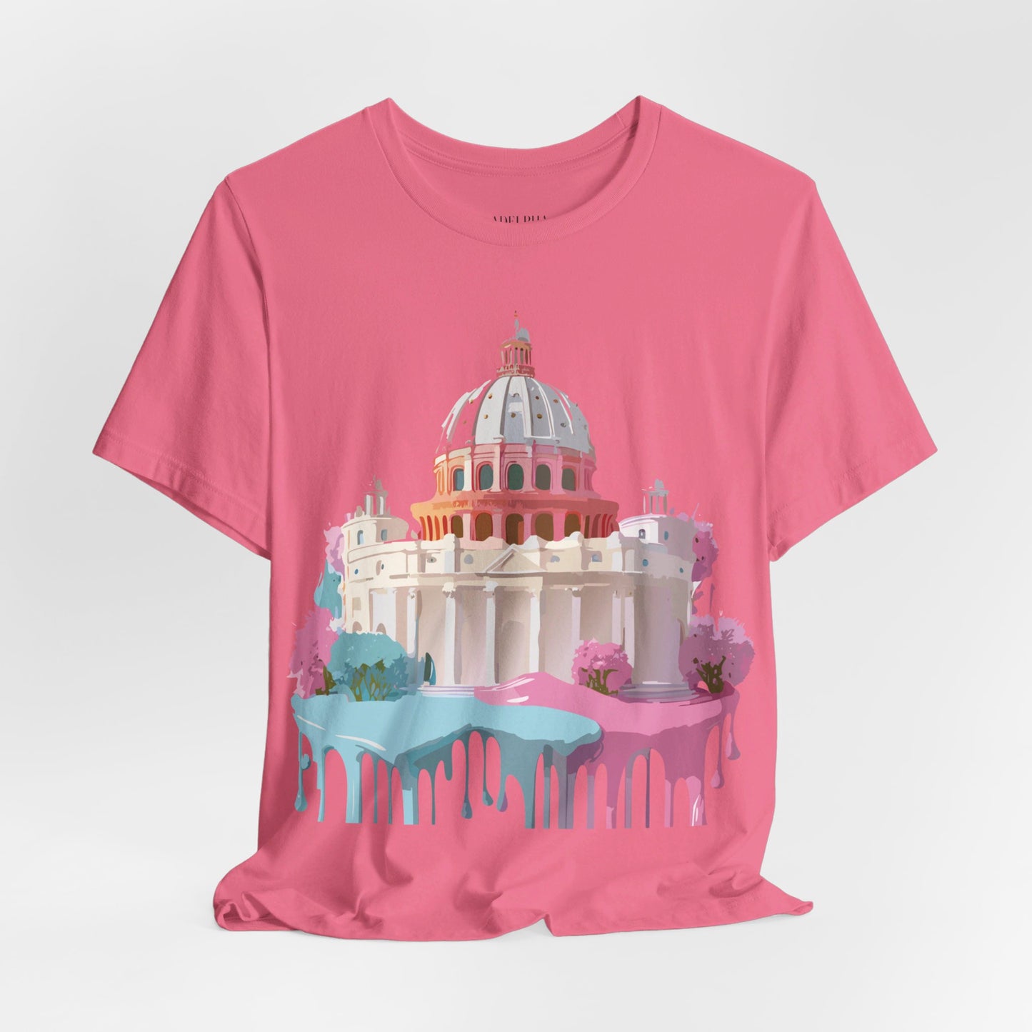 Natural Cotton Tee Shirt - Beautiful Places Collection - Rome