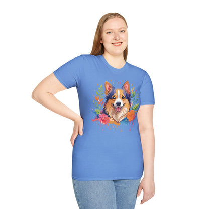 Dog Shirt Unisex Animal Tee Softstyle Gildan 64000 Cotton Tee
