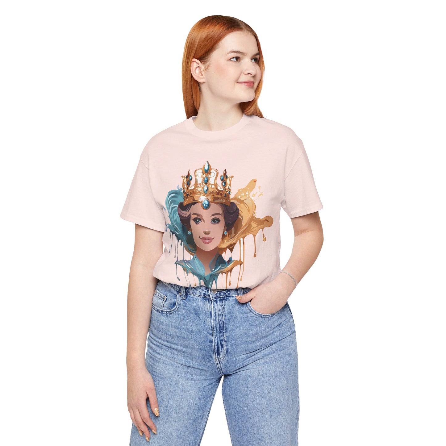 T-Shirt aus natürlicher Baumwolle – Queen Collection