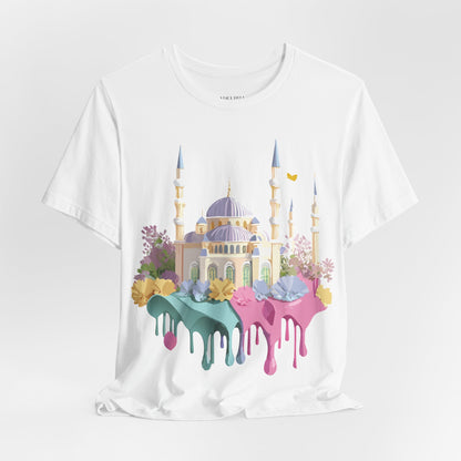 Natural Cotton Tee Shirt - Istanbul, Turkey Printify