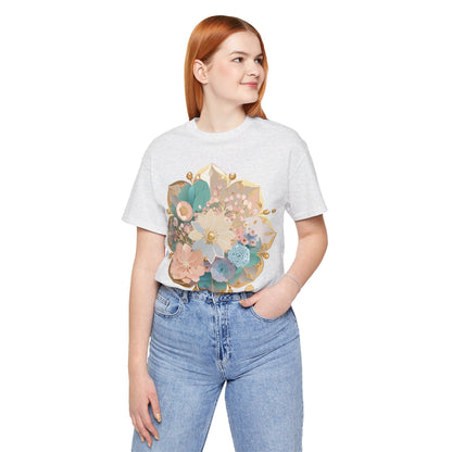 Natural Cotton Tee Shirt - Medallion Collection Printify