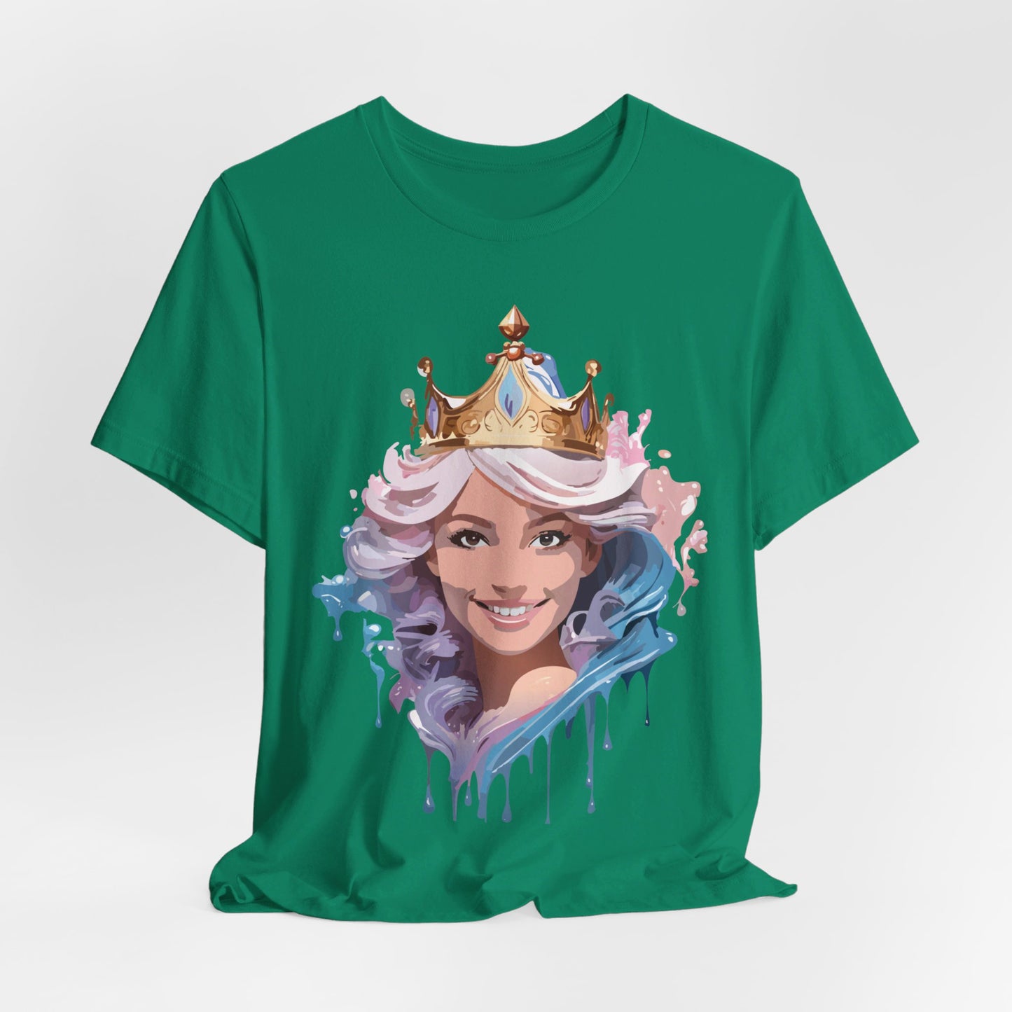 T-Shirt aus natürlicher Baumwolle – Queen Collection