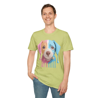 Unisex Dog Shirt Animal Tee Gildan Softstyle 64000 Cotton Tee