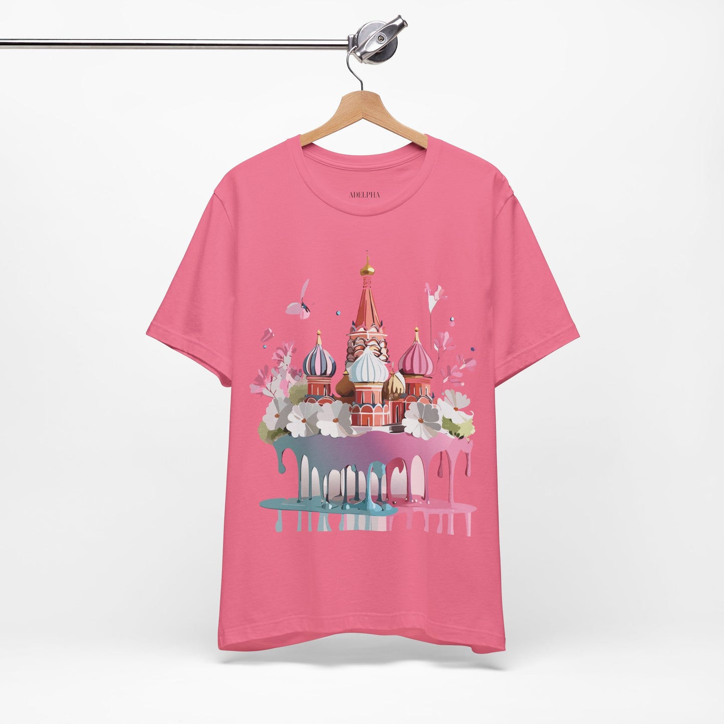 Natural Cotton Tee Shirt - Beautiful Places Collection - Moscow