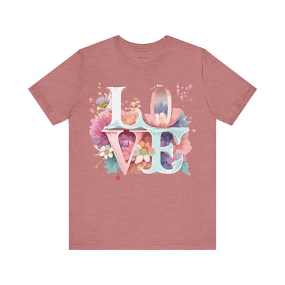 Natural Cotton Tee Shirt - Love story Collection Printify
