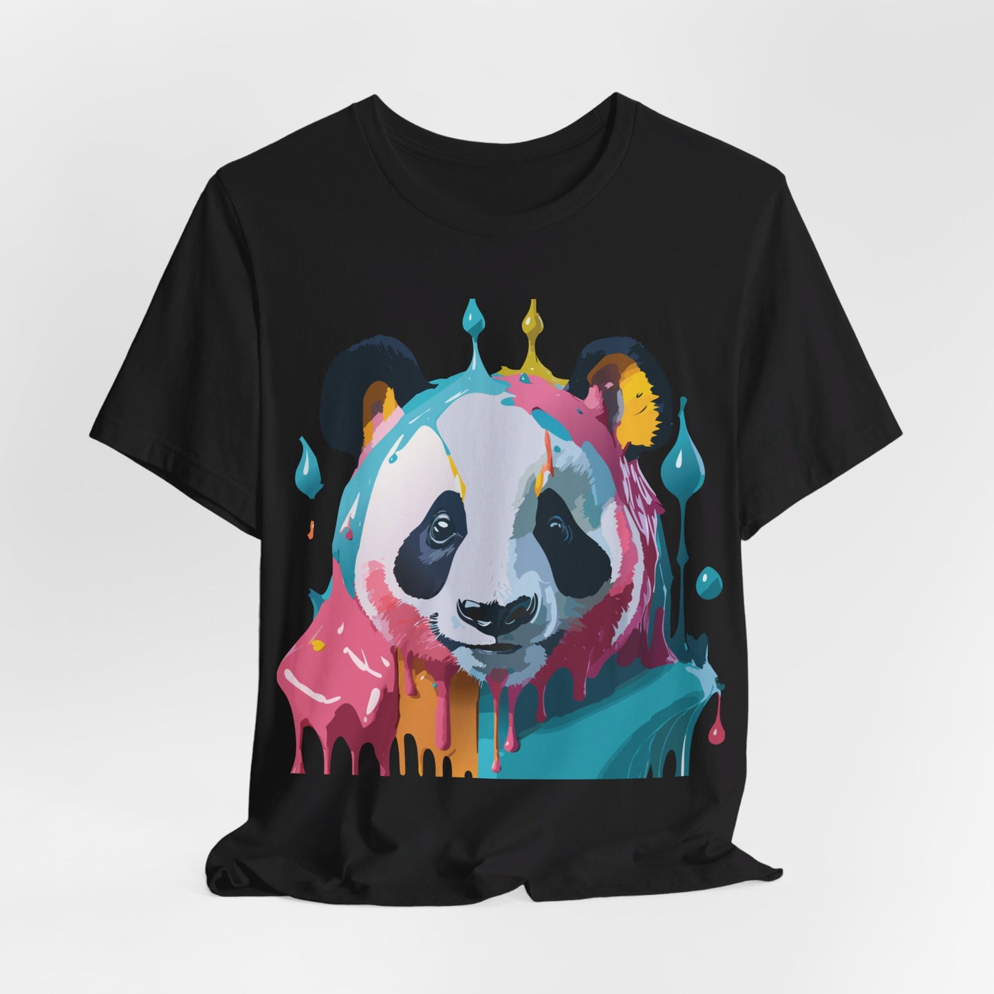 T-Shirt aus natürlicher Baumwolle mit Panda