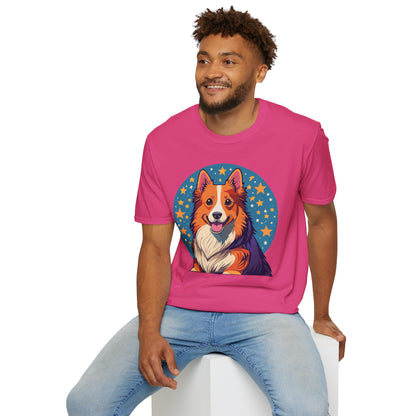 Unisex Dog Shirt Animal Print Tee Gildan Softstyle 64000 Tee