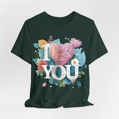 Natural Cotton Tee Shirt - Love Story Collection Printify