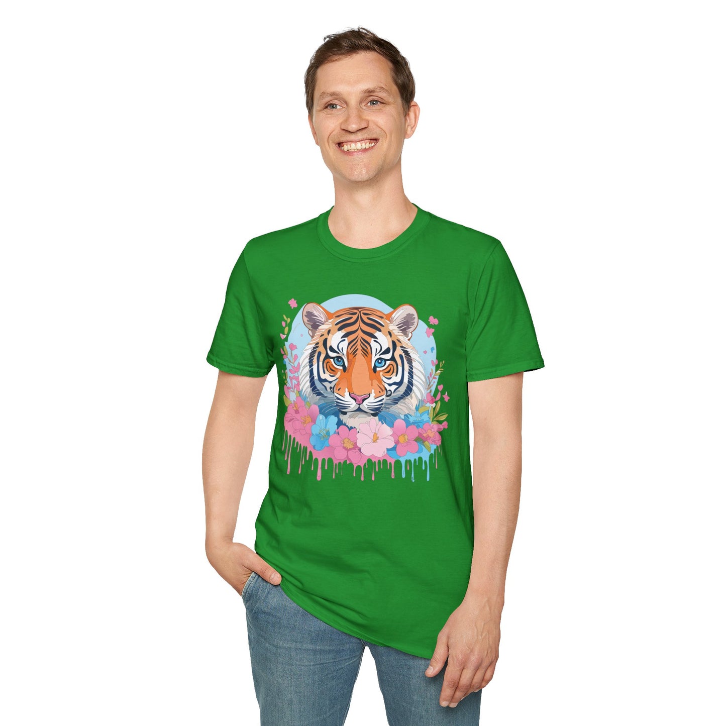 Tiger Shirt, Shirt with Tiger, Animal Tee, Shirt with Animals