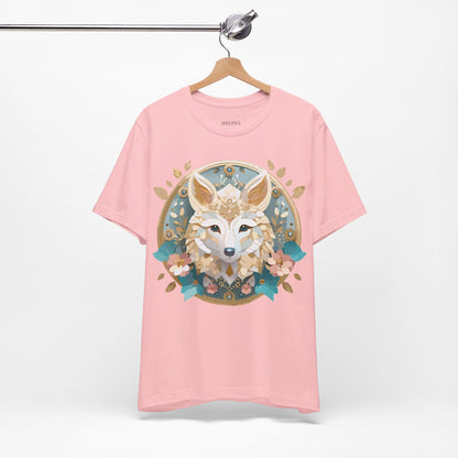 Natural Cotton Tee Shirt - Medallion Collection Printify