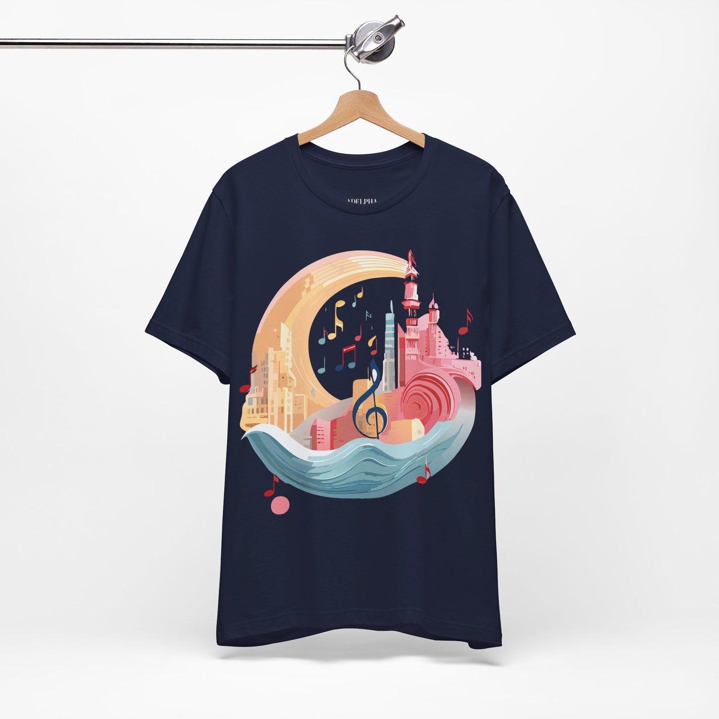 Natural Cotton Tee Shirt - Music Collection